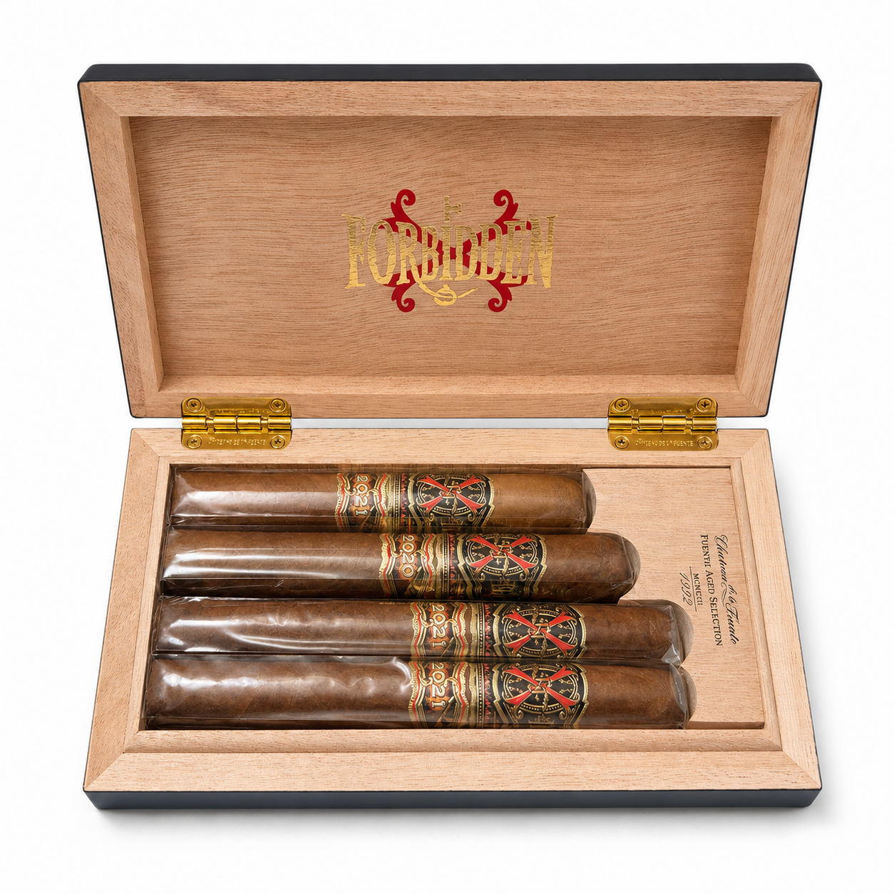 The OpusX Story Black Travel Humidor