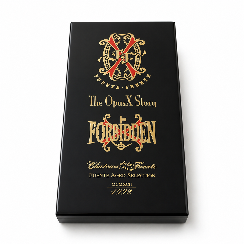 The OpusX Story Black Travel Humidor